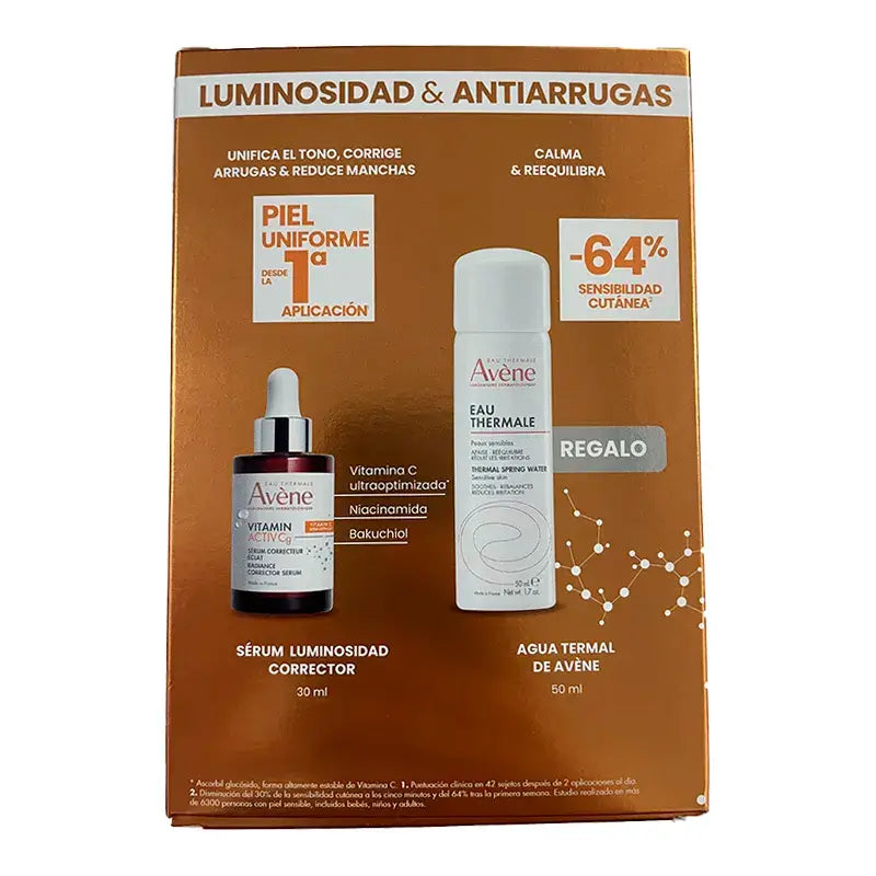 Avène Σετ Ορού Βιταμίνης Cg 30 ml + Ata 50 ml Av24