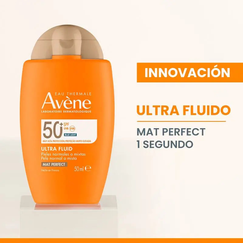 Avène Ultra Fluido Solar Mat Perfect Color SPF50+ 50 ml