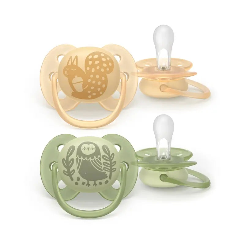 Avent 2 Πιπίλες Ultra Soft 6-18 μηνών 