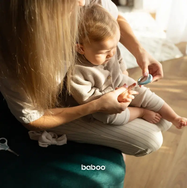 Σετ μανικιούρ Baboo με νυχοκόπτη και ψαλίδι, 0+ μηνών, 2 τεμάχια