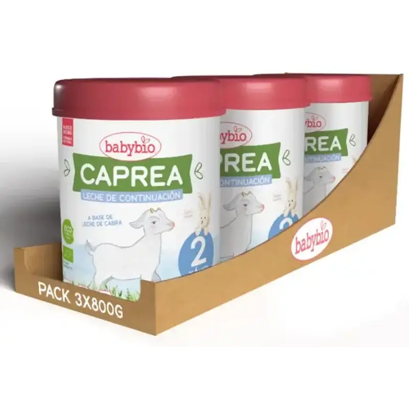 Babybio Caprea 2 Goat Milk 6-12 Months, Pack 3 x 800 g