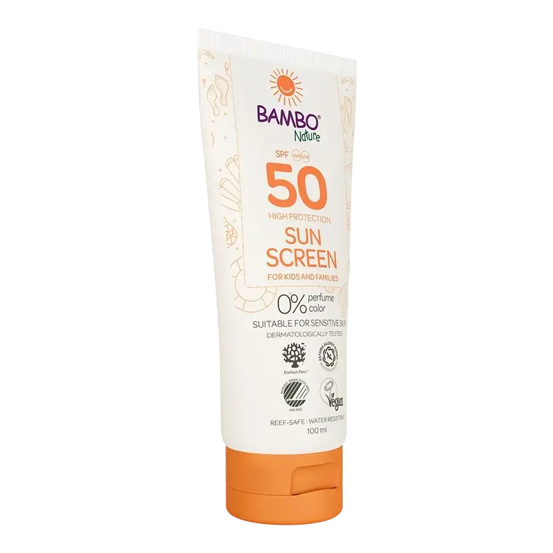 Bambo Nature Αντηλιακή Κρέμα SPF 50, 100 ml