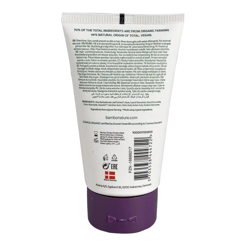 Bambo Nature Αφρόλουτρο & Σαμπουάν, 150 ml
