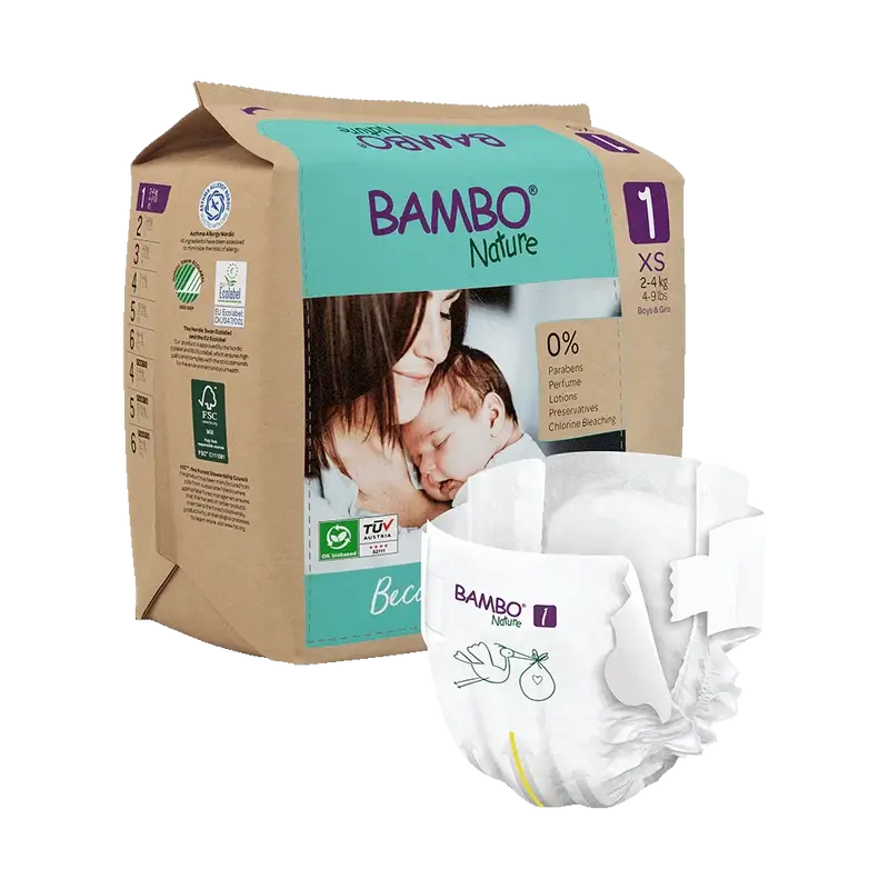 Bambo Nature Πάνες Μέγεθος 1 (2-4G), 22 τεμάχια