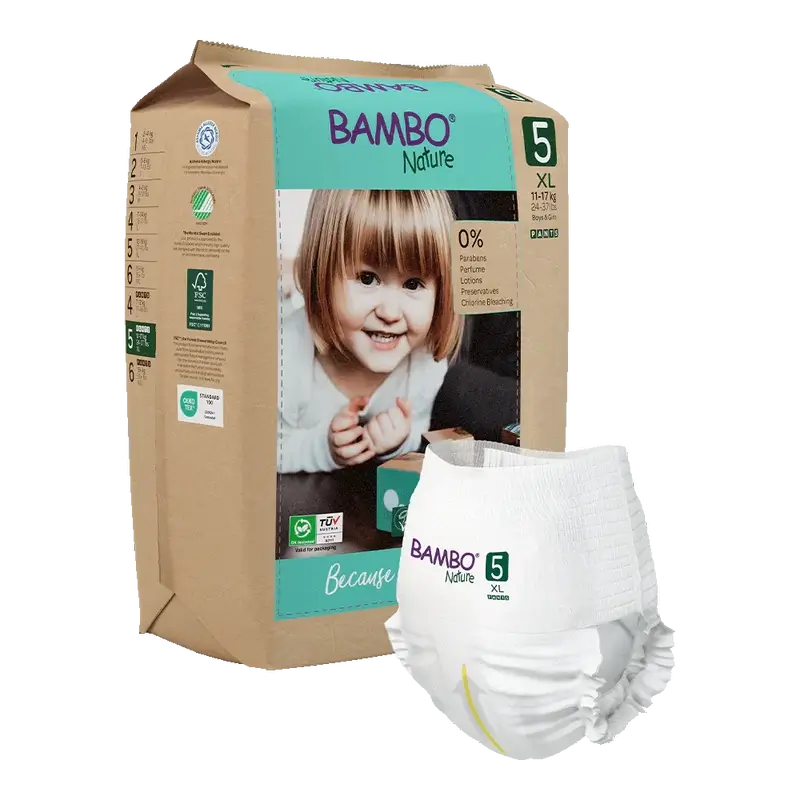 Bambo Nature Pants Πάνες Μέγεθος 5 (12-18 κιλά), 19 τεμάχια