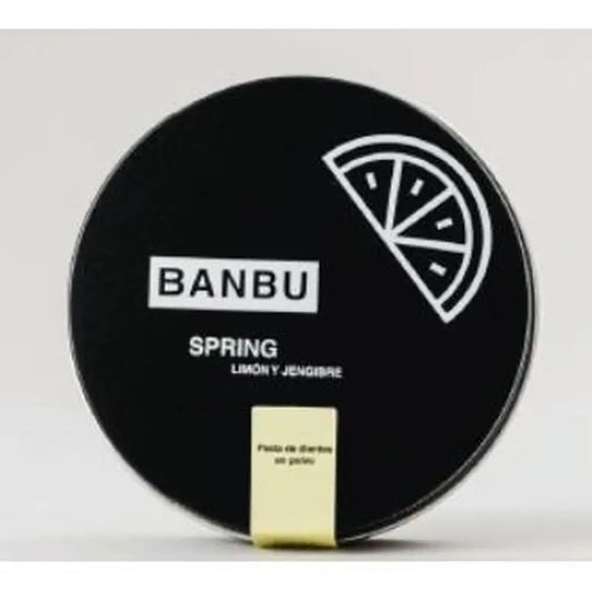 Banbu Spring Lemon Toothpaste Vegan Powder Vegan, 60 Gr
