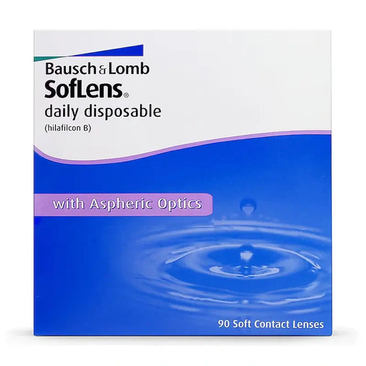 Soflens Daily Σφαιρικοί φακοί επαφής μίας χρήσης, 90 τεμάχια