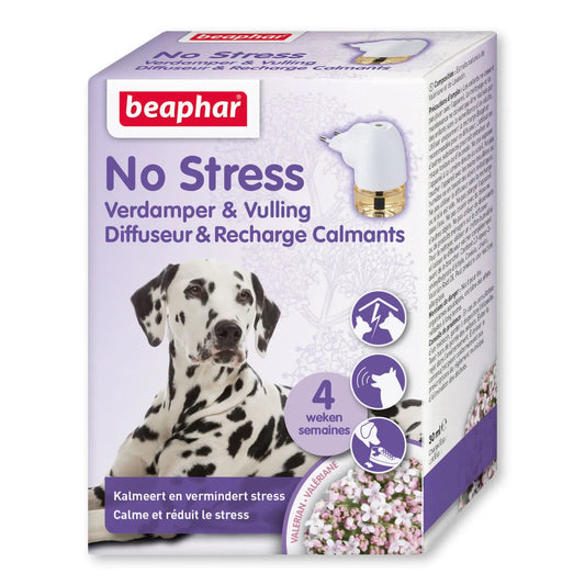 Beaphar Calming No Stress για σκύλους – Σετ με διαχυτήρα και ανταλλακτικό, 30 ml