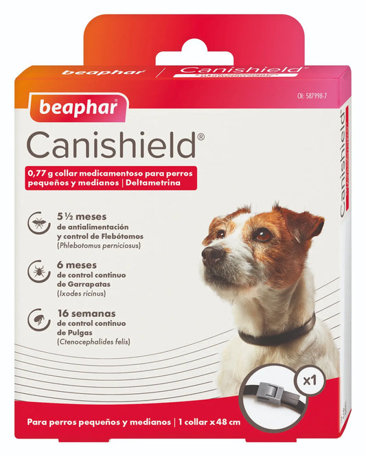 Beaphar Κολάρο Canishield για σκύλους, 48 εκ. 1 τεμάχιο