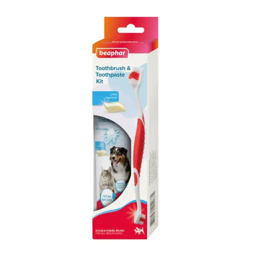Beaphar Pack Dental Οδοντόκρεμα + Οδοντόβουρτσα για κατοικίδια