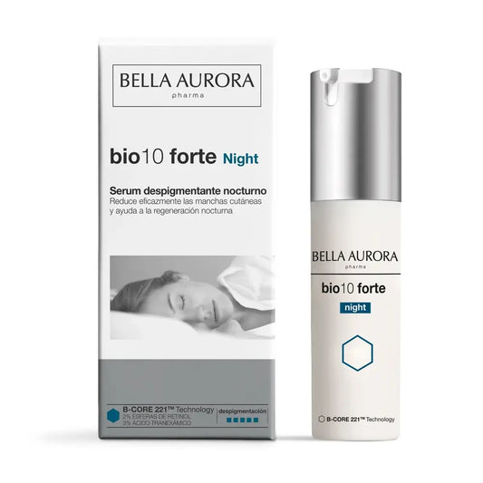 Bella Aurora Anti-Blemish Bio10 Forte Intensive Nighttime Depigmenting Serum, 30 ml