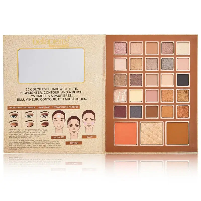 Bellapierre Cosmetics Eye And Face Book - Nude, 42,5 g