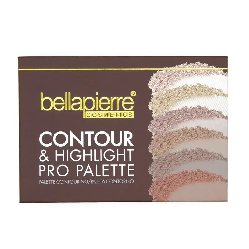 Bellapierre Cosmetics Παλέτα μακιγιάζ Contour & Highlight Pro, 19,2 g