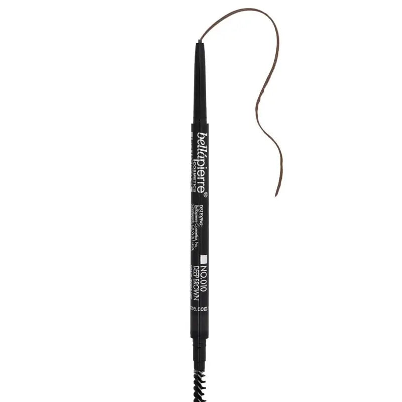 Bellapierre Cosmetics Μολύβι φρυδιών Twist Up - Deep Brown, 0,3 g