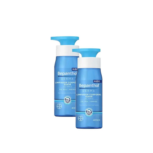 Bepanthol Derma Απαλό Καθαριστικό Σώματος, Συσκευασία 2 x 400 ml