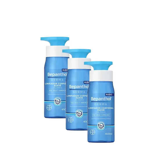 Bepanthol Derma Απαλό Αφρόλουτρο Σώματος, Συσκευασία 3 x 400 ml