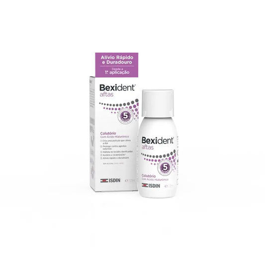 Isdin Bexident Στοματικό διάλυμα για στοματικά έλκη, 120 ml 