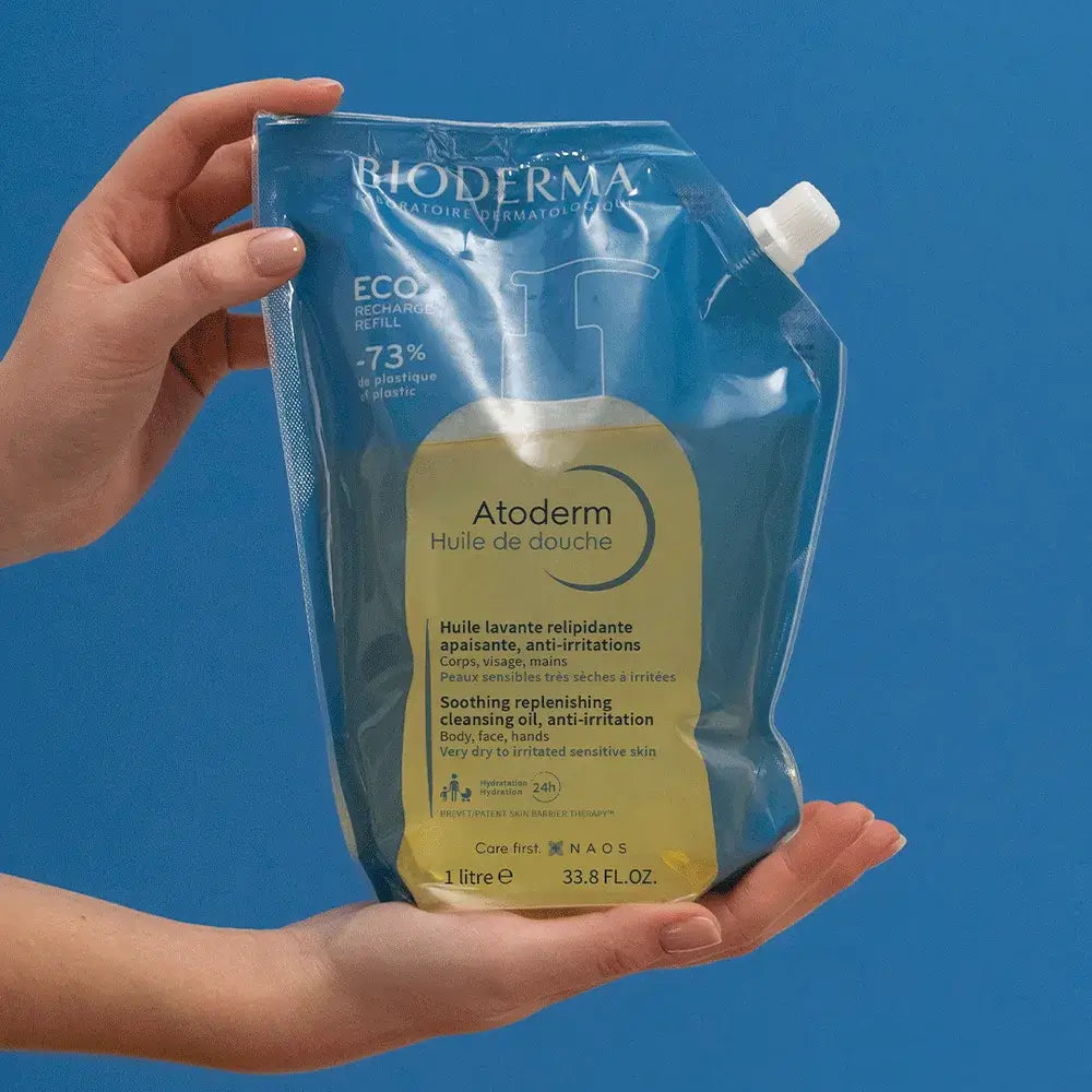 Bioderma Atoderm Λάδι ντους Eco-Refill, 1 L