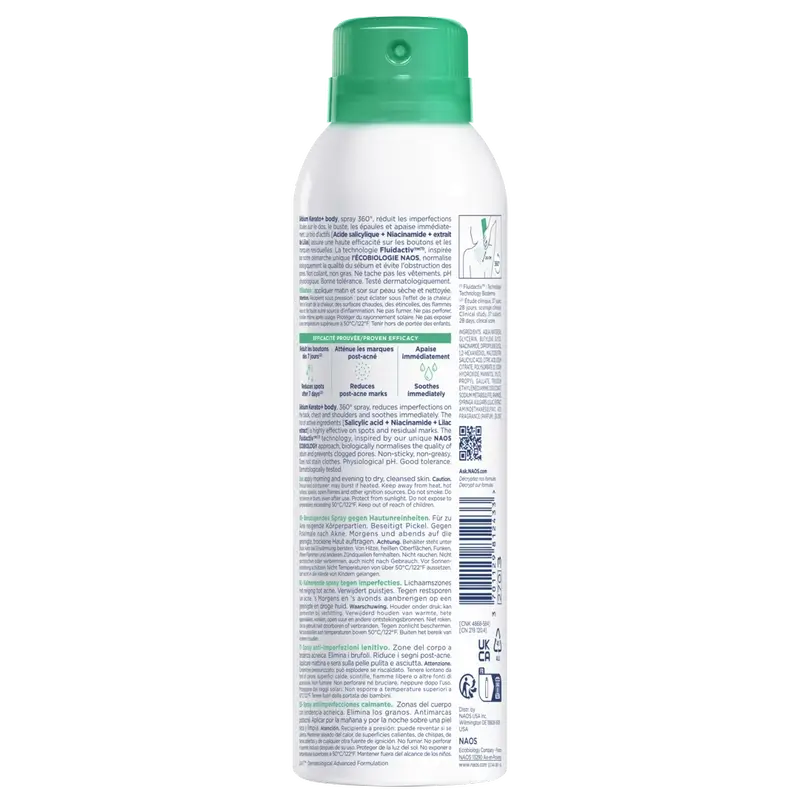 Bioderma Sébium Kerato+ Σπρέι σώματος κατά της ακμής, 150 ml