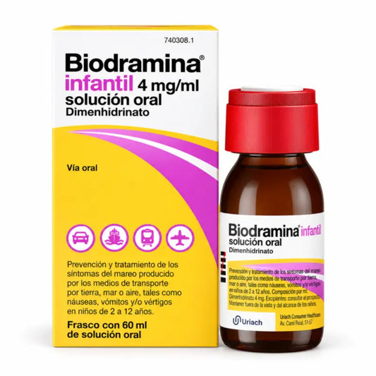 Biodramina για παιδιά 4 mg, πόσιμο διάλυμα 60 ml