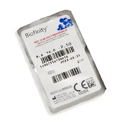 Biofinity Σφαιρικοί φακοί επαφής μηνιαίας χρήσης, 3 τεμάχια
