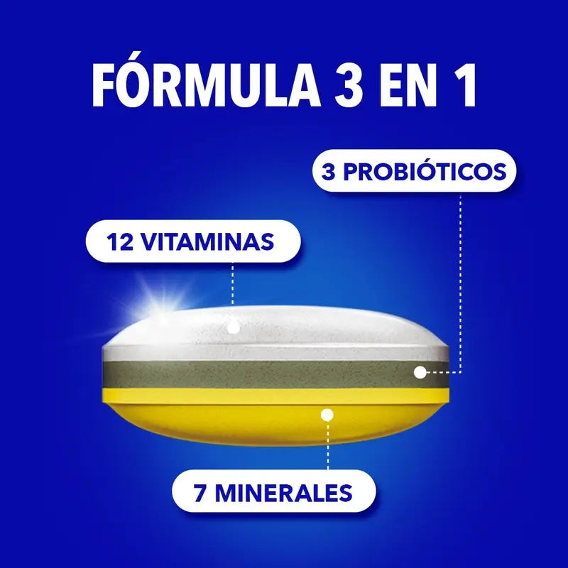 Bion3 Energy 50+ Πολυβιταμίνες με προβιοτικά, 120 δισκία