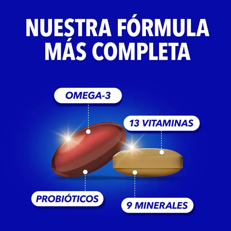 Bion3 Multi & Omega-3 με προβιοτικά, 60 κάψουλες