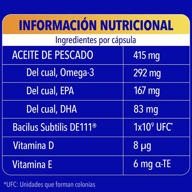Bion3 Multi & Omega-3 με προβιοτικά, 60 κάψουλες
