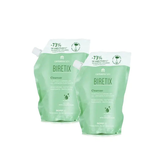 Biretix Gel Καθαριστικό και Αποτοξινωτικό, Ανταλλακτικό, Συσκευασία 2 x 400 ml