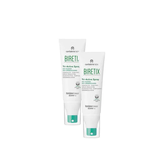 Biretix Triactive Spray, συσκευασία 2 x 100 ml