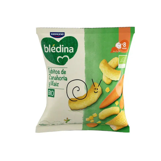 Bledina Bio Snack Καλαμπόκι και Καρότο. 20G 