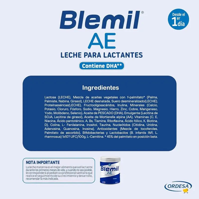 Blemil 1 AE, 800 γρ.