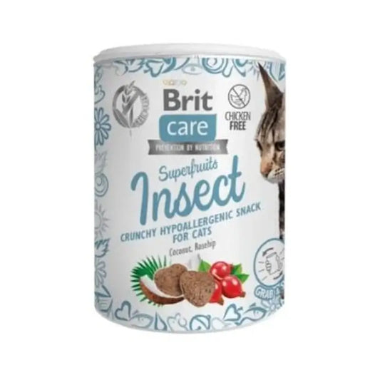 Brit Care Cat Snack Sf - Insecto 6x100 γρ.