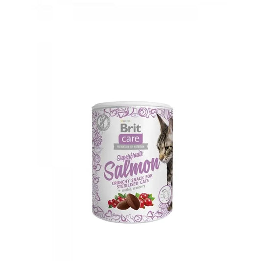 Brit Care Cat Snack Sf Σολομός 6x100 γραμμάρια