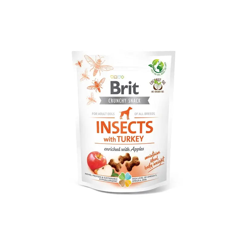 Brit Care Dog Crunchy Έντομα και Γαλοπούλα 6x200 γρ.