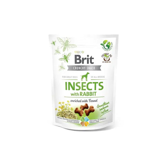 Brit Care Dog Crunchy Insect Κουνέλι 6x200 γραμμάρια