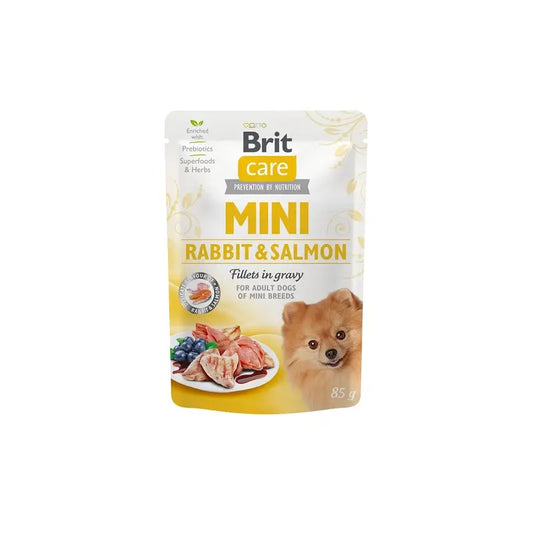Brit Care Dog Mini Cone Σολομός, σακουλάκι 24x85 γραμμάρια