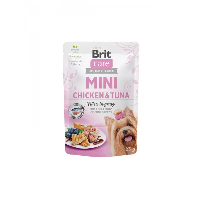 Brit Care Dog Mini Κοτόπουλο και Τόνος, Σακουλάκι 24x85 γραμμάρια