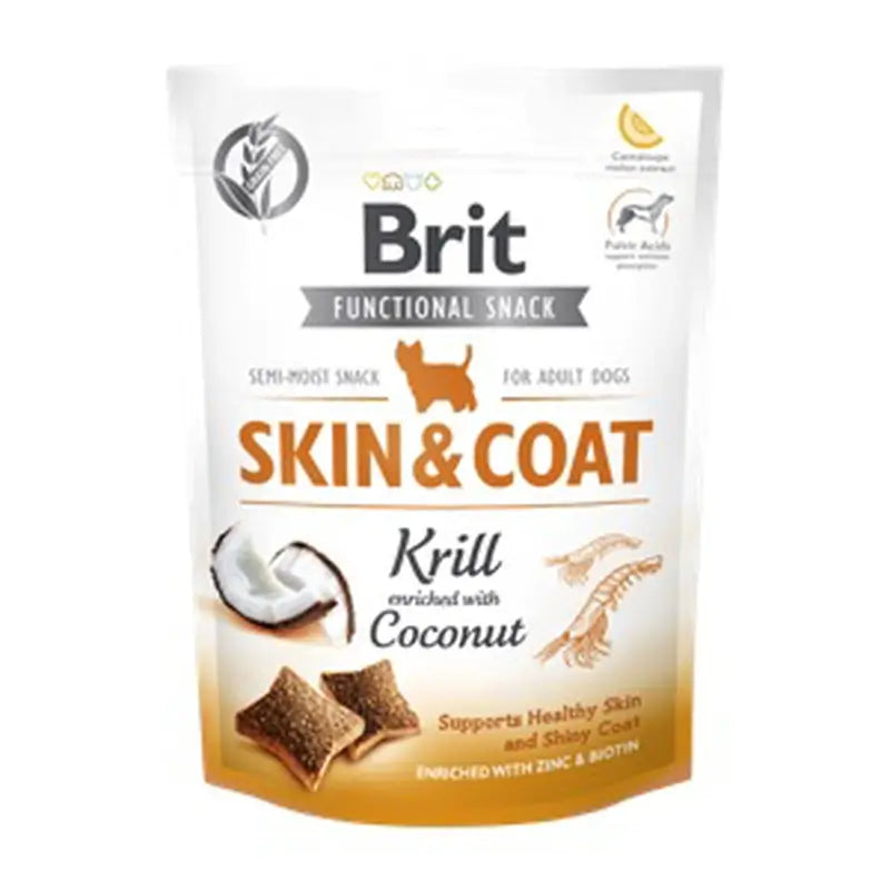Brit Care Σνακ για σκύλους - Δέρμα & Τρίχωμα 10X150G