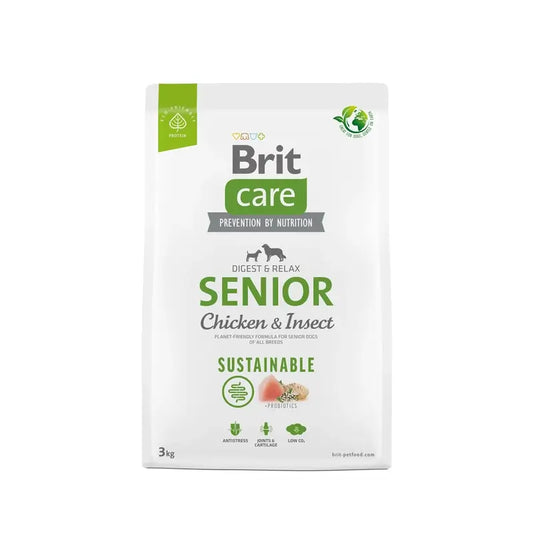 Brit Care Dog Sust- Senior Κοτόπουλο 3Kg