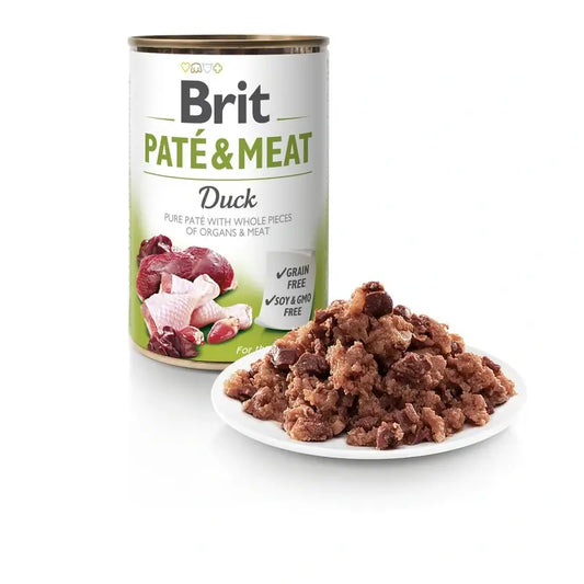 Brit Dog Πατέ Κρέατος Πάπιας 6x400 γραμμάρια