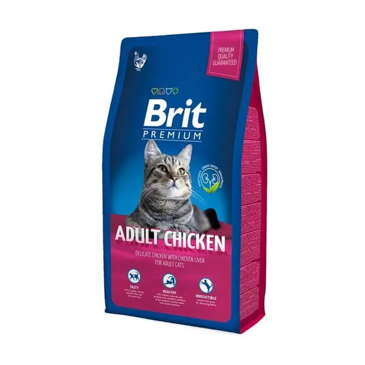 Brit Premium By Nature για ενήλικες γάτες – Κοτόπουλο 8 κιλά