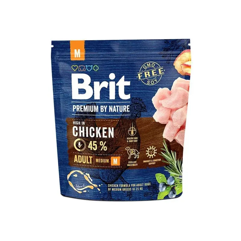 Brit Premium Dog Nature Adult Μεσαίου μεγέθους 1 κιλό