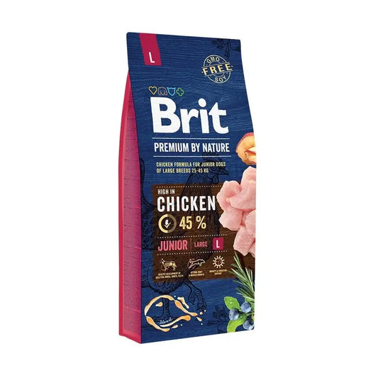Brit Premium Dog Nature - Junior L 15 kg