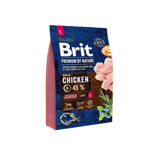 Brit Premium Dog Nature - Junior L 3Kg