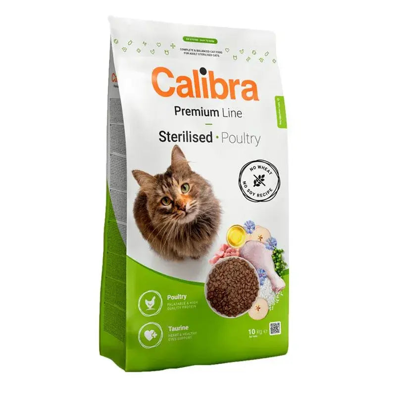 Calibra Cat Premium Στειρωμένο Τροφή με Πουλερικά 2Kg 