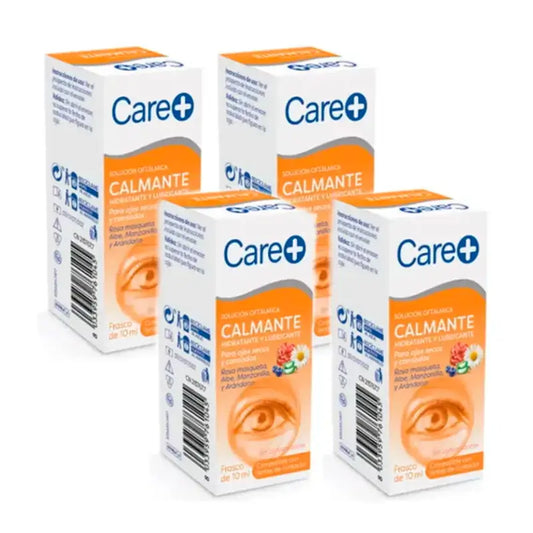 Care+ Soothing Eye Drops for Irritated Eyes, Pack 4 x 10 Ml