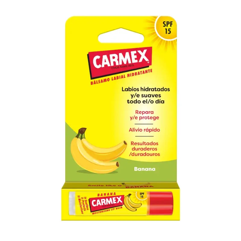 Carmex Stick Μπανάνα SPF15, 4,25 γρ.