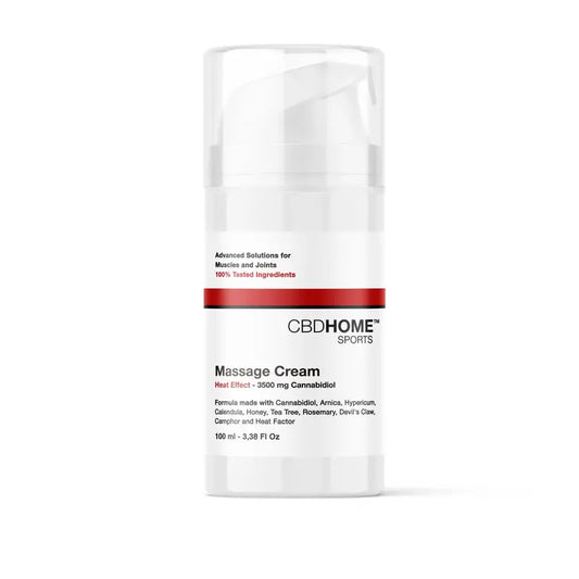 Cbd Home Sports Κρέμα με θερμότητα CBD + CBG, 100 ml
