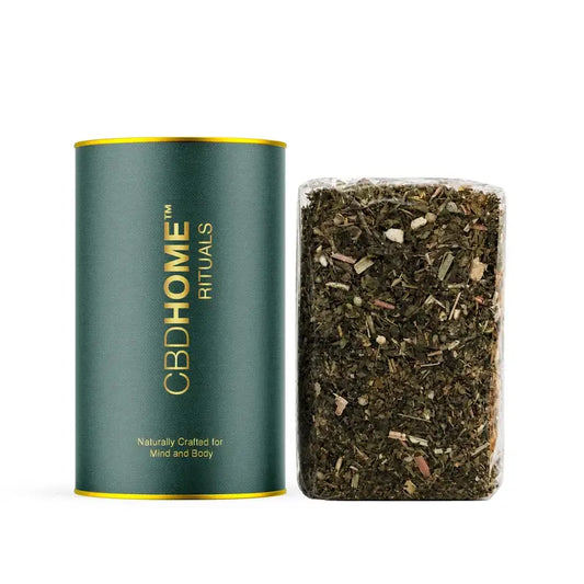 CBD HOME - Πράσινο τσάι και κάνναβη - 100 g